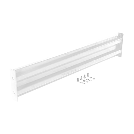 Vestil Bolt-On Style Guard Rail 5 Ft White GR-F2R-BO-5-WT